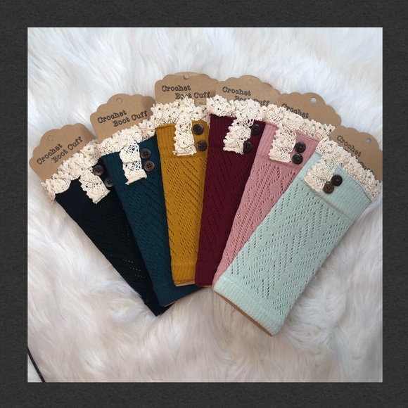 NEW LISTING - KNIT BOOT TOPPERS - Picture 2 of 2